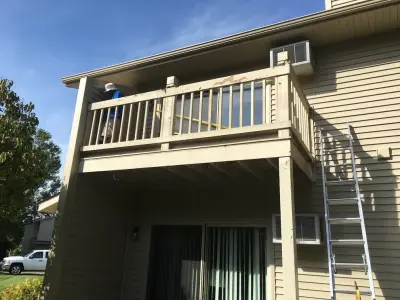Eden Prairie Lake Deck Renovation by Roell Painting Company