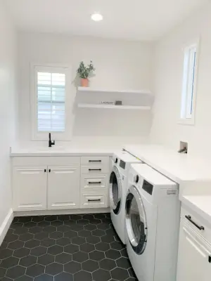 Laundry Space by Unique Construction And Painting