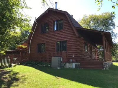 Life is More Enjoyable at the Cabin by R&J Painting LLC