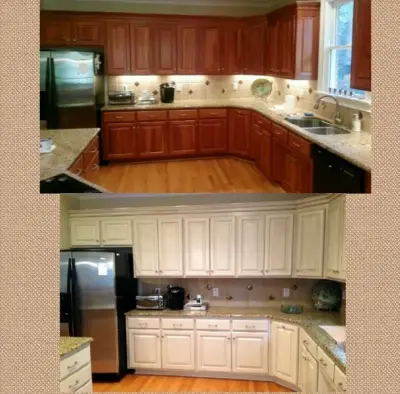 Revamped Cabinets by Wallscapers Kitchen & Bath Innovations