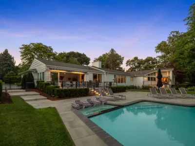 Bloomfield Hills, MI - Poolside Paradise — Landscape Design project by Four Seasons Garden Center & Custom Landscape