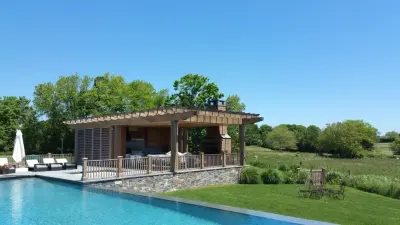 Power Washing for Main and Pool House — House Painting Services project by L.W. Winslow Painting, INC.