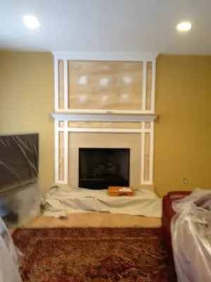 fireplace makeover — House Painting Services project by Ski's Painting & Renovations, LLC