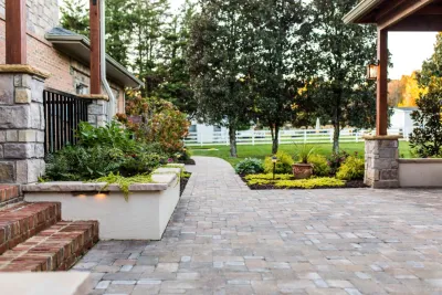 Cleveland, TN Outdoor Living Room and Kitchen — Landscape Design project by Full Circle Land Design, LLC