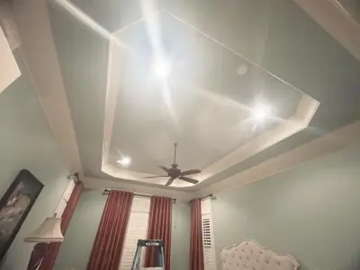 Renovation of Master Suite with Drywall Restoration by Precision Painting