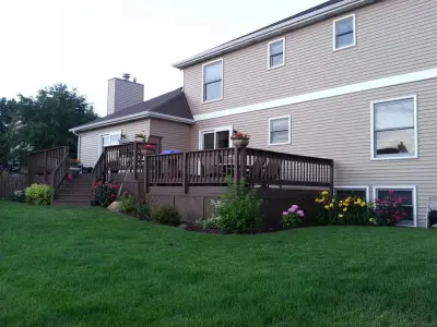 Moore outdoor deck — House Painting Services project by Jims Painting &Decorating