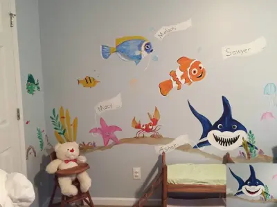 Mural - Grandkids — House Painting Services project by Belle Design By Chantal