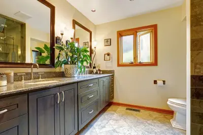 Restroom Painting and Tiling by Precision Painting Plus