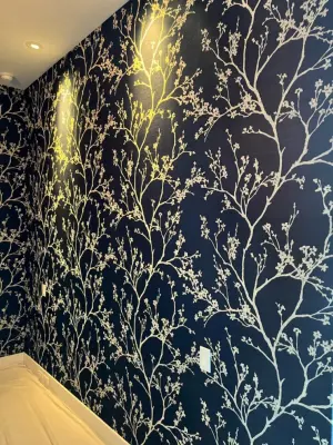 Wall Mural Setup — House Painting Services project by Nery Teo's Painting And Wallcovering