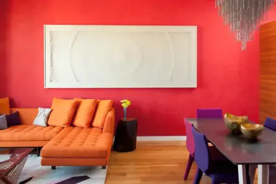 Cochineal Venetian Plaster for Noe Valley — House Painting Services project by Level Five Design