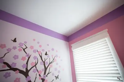 Little Girl's Room - Pink and Purple with Tree Decal — House Painting Services project by Swirl & Company