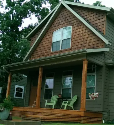 A Fayetteville cedar home — House Painting Services project by 360 Painting Of NWA