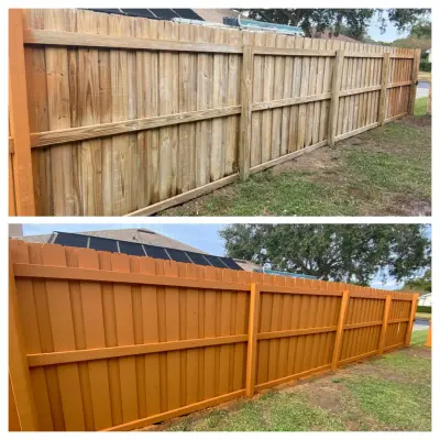 Orlando Fence Stain Solid by A+ Painting
