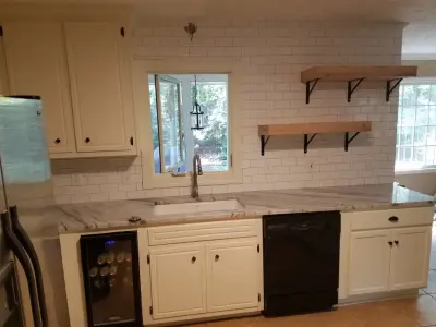 Wall Tile Design — House Painting Services project by Claxton Professional Remodeling