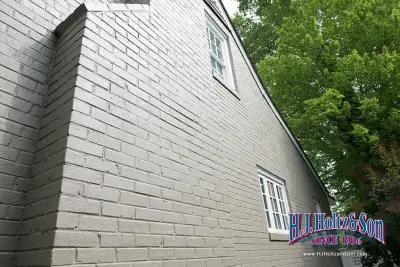 Exterior Brick Painting - Transformation Showcase by H.J. Holtz And Son, Inc.