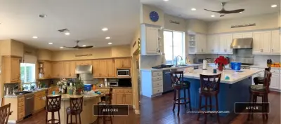 Diverse Cabinetry — House Painting Services project by Woodiwiss Painting