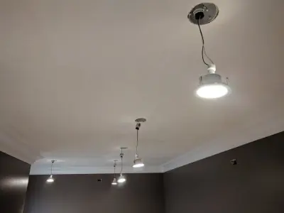 Showcase of Residences: Wallpapered Ceiling — House Painting Services project by Edje Construction