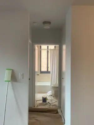 Removal of popcorn ceiling and interior painting in Manhattan — House Painting Services project by New Yorker Painting