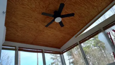 Ceiling Painting for the Porch — House Painting Services project by Triangle Precision Painting