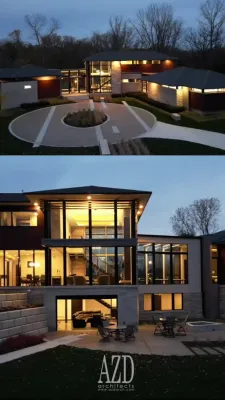 Northville Custom Build Home — Landscape Design project by Great Oaks Landscape Associates Inc. in Northville
