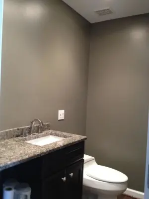 Powder Room Renovation — House Painting Services project by Marc Benkoff Painting, Inc.