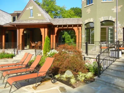 Residential Landscape: Franklin Project — Landscape Design project by Great Oaks Landscape Associates Inc. in Franklin