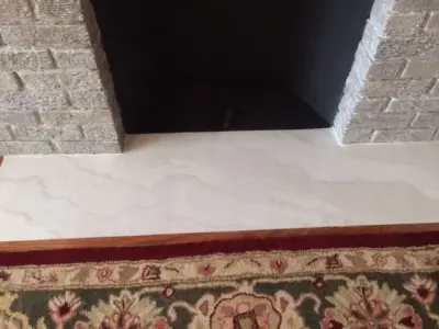 Gray Brick Fireplace Transformation by Color Craftsmen: Fireplace Makeovers