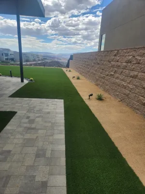 Simple Modern Landscape — Landscape Design project by Green Guru Landscaping