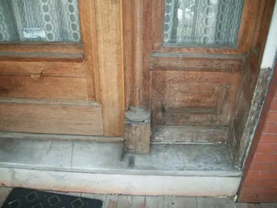 Entry Door Repairs (Before and After) by Duff Painting Co