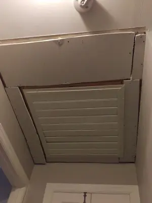Ceiling Repairs (Before and After) by Duff Painting Co