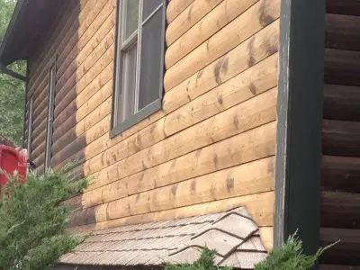 Soda Blasting Before and After Effects — House Painting Services project by Certapro Painters NE MD