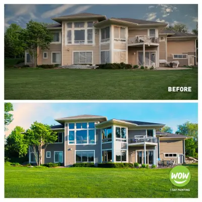 Outdoor Coating — House Painting Services project by Wow 1 Day Painting