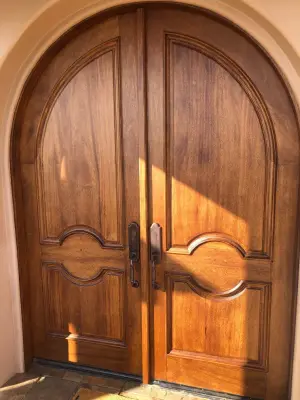 Honduran Mahogany with Stain and Varnish — House Painting Services project by David Collins Painting