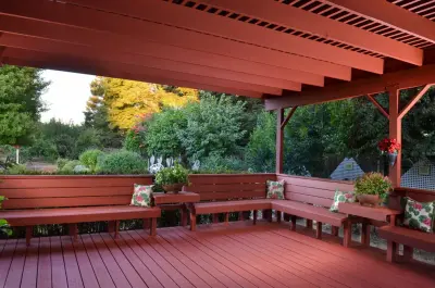 Discolored Deck — House Painting Services project by Ellisons Painting