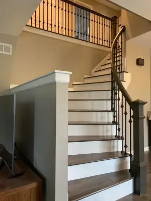Staircase Remodeling — House Painting Services project by MacFarland Painting INC