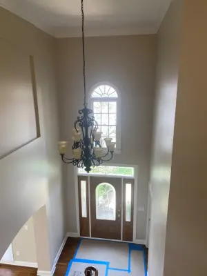 Staircase and Corridor — House Painting Services project by Pristine Images Painting Pros, Inc.