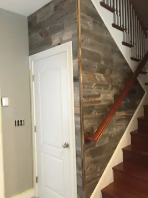 Wood Stick Installation — House Painting Services project by North Shore Painting Services