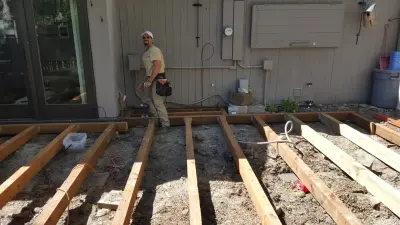 Redwood Deck Construction at Sunriver — House Painting Services project by Webfoot Home Improvements