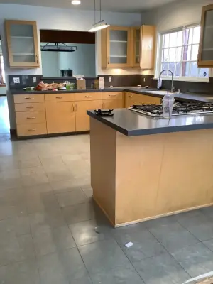 Tarzana - Lacquered Cabinet Refinishing — House Painting Services project by Lighthouse Painting Contractors Inc.