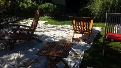 Outdoor Patio Furniture Teak Oil — House Painting Services project by Renovation Solutions Inc.