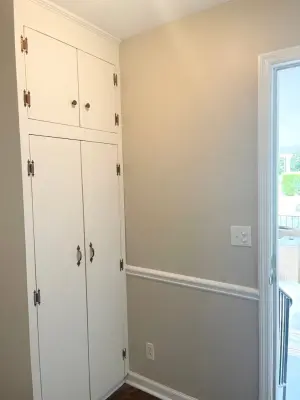 The Concealment of Wall Paneling — House Painting Services project by Cover All Paints LLC