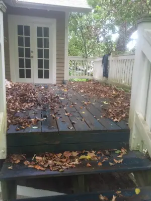 Dual-Tone Porch Artistry — House Painting Services project by Triangle Precision Painting