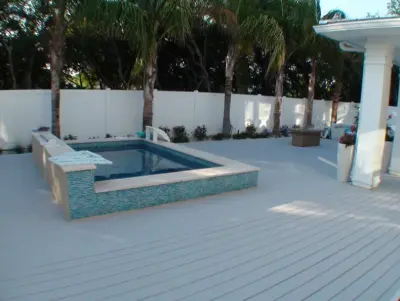 Stained Decks and Patios in St. Augustine by Mark Howell Painting Inc.