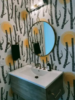 Wall Covering Installation — House Painting Services project by JF Decor | Wallpaper Installation