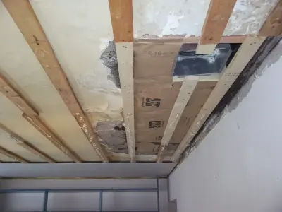 Ceiling and Room Restoration after Water Damage — House Painting Services project by Sweet Success Contractors Inc.