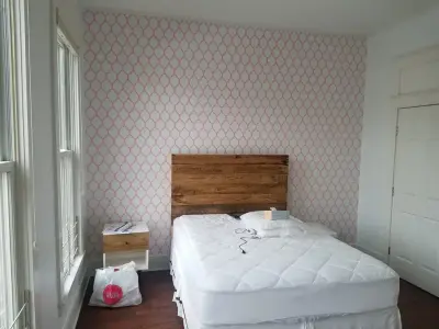 Wicker Park Nursery Accent Wall with Headboard — House Painting Services project by Windy City Painters