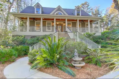 Dunes West Facade — House Painting Services project by Charleston Painting & Restoration