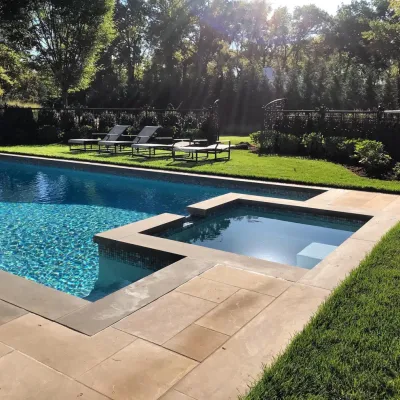 Pool & Spa — Landscape Design project by Harmony Design Group in Westfield