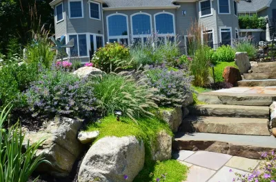 Lakeside Retreat — Landscape Design project by Harmony Design Group