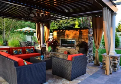 Fireplaces — Landscape Design project by Harmony Design Group